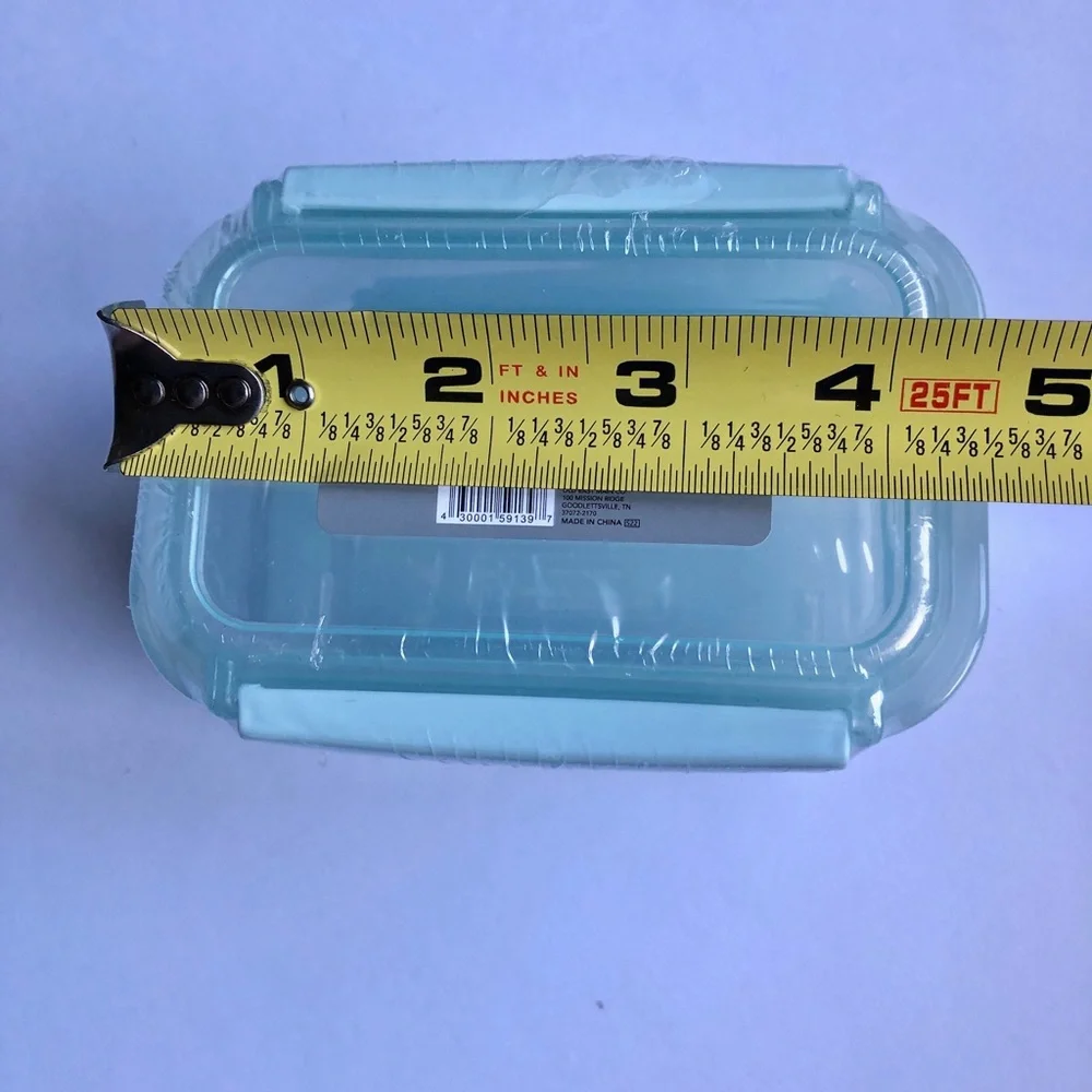 🌶️$5🌶️ NEW Snap Lid Containers Mini Rectangular 2pk, 4 1/2” x 3 1/4”